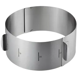 GEFU Tortenring Tondo Edelstahl Silber