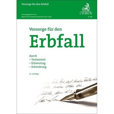 Vorsorge für den Erbfall, Taschenbuch von , C.H. Beck, 978-3-406-79824-5