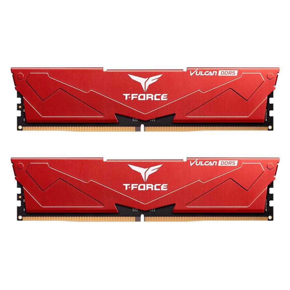 Team Group T-Force Vulcan (2 x 16GB, 6000 MHz, DDR5-RAM, U-DIMM) (FLRD532G6000HC30DC01)
