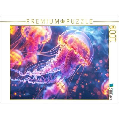CALVENDO Puzzle Quallen | 1000 Teile Lege-Größe 64x48cm Foto-Puzzle für glückliche Stunden, Game von , Calvendo Puzzle