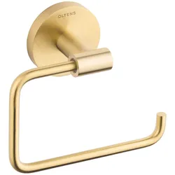 OLTENS Gulfoss Toilettenpapierhalter beweglich ohne Deckel, Accessoires, 81103810, gold gebürstet