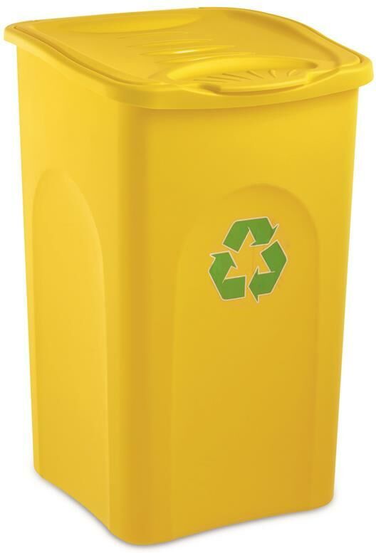 Stefanplast Pattumiera Raccolta Differenziata 50 l Giallo Begreen