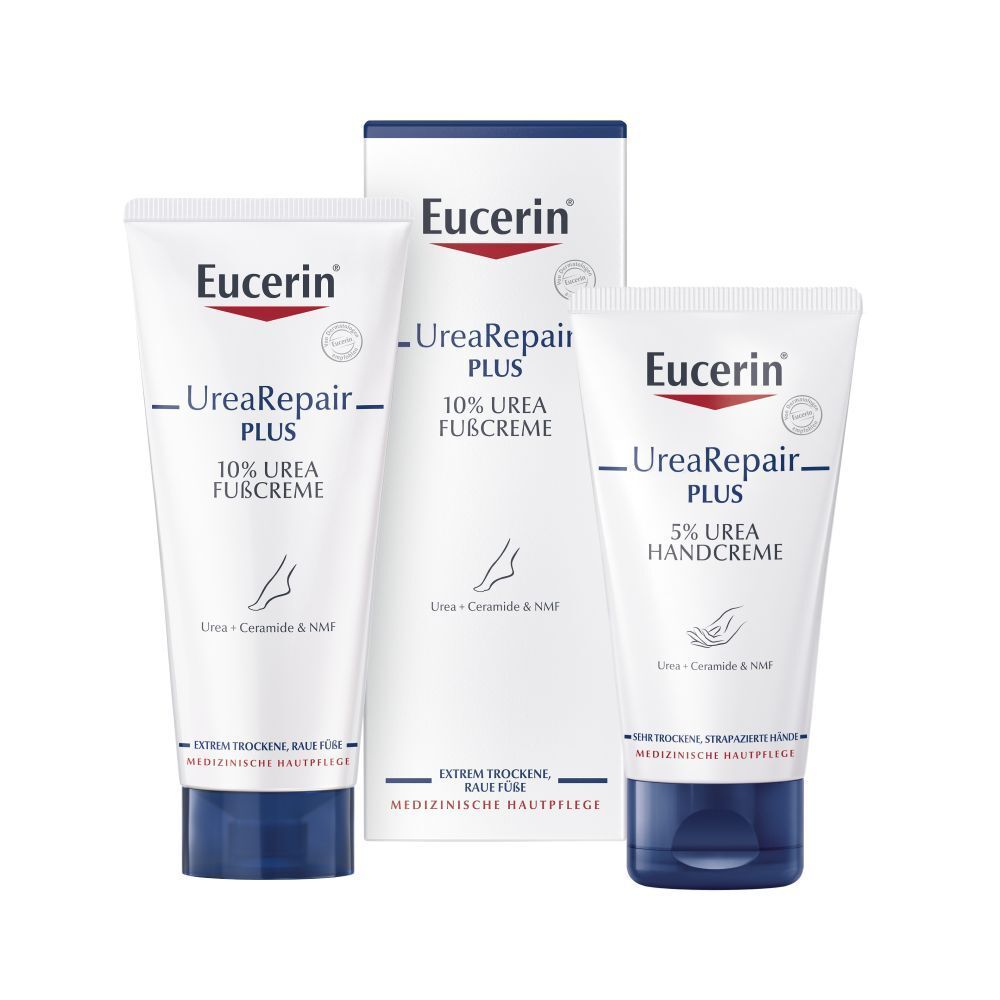 Eucerin UreaRepair Plus Handcreme 5% + Fußcreme 10 % 1 St Set