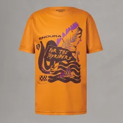 Endura SingleTrack Core Kindertrikot Kurzarm Orange Gr. 13-14