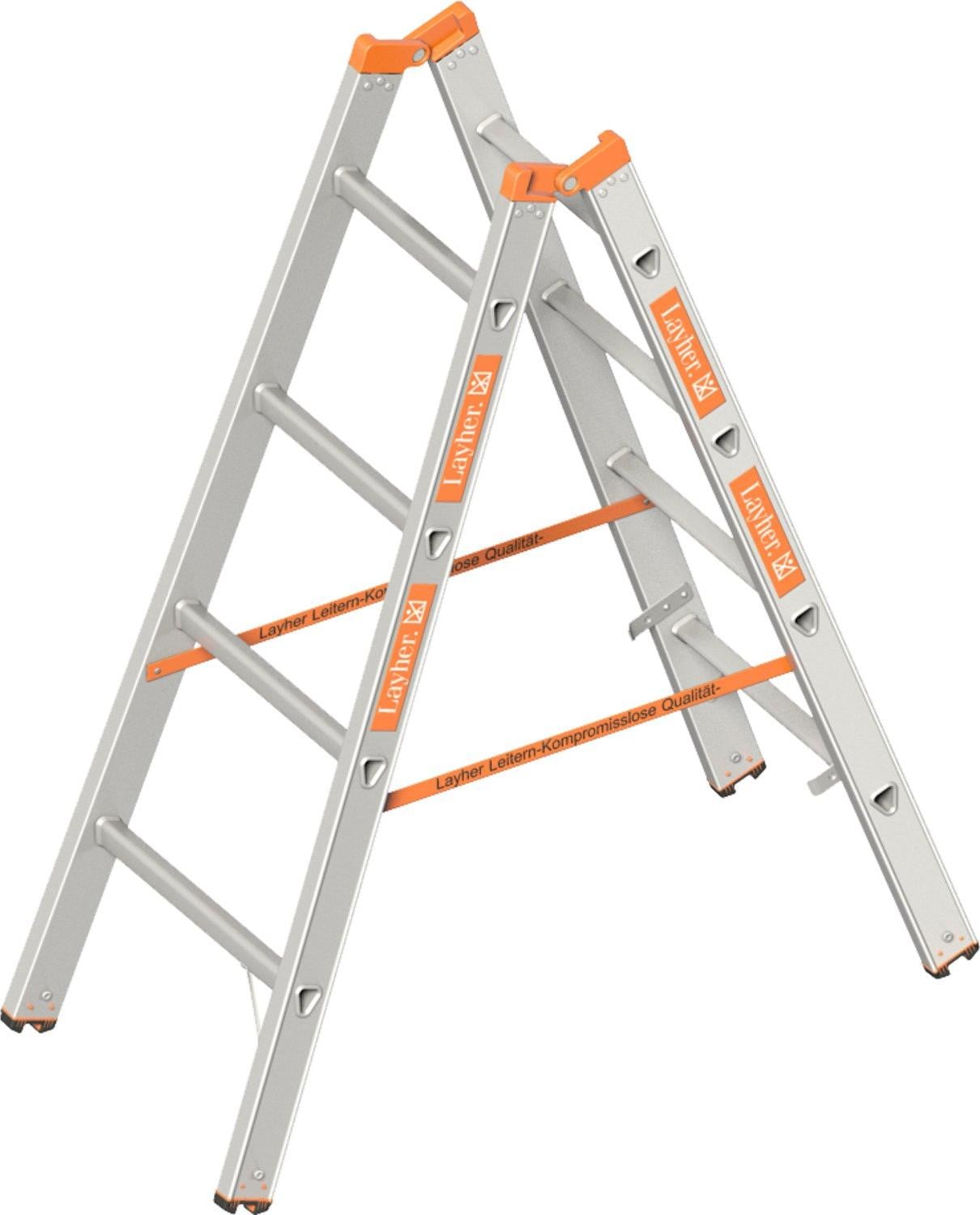 Layher Topic 1039 steigertrap met 2x4 treden