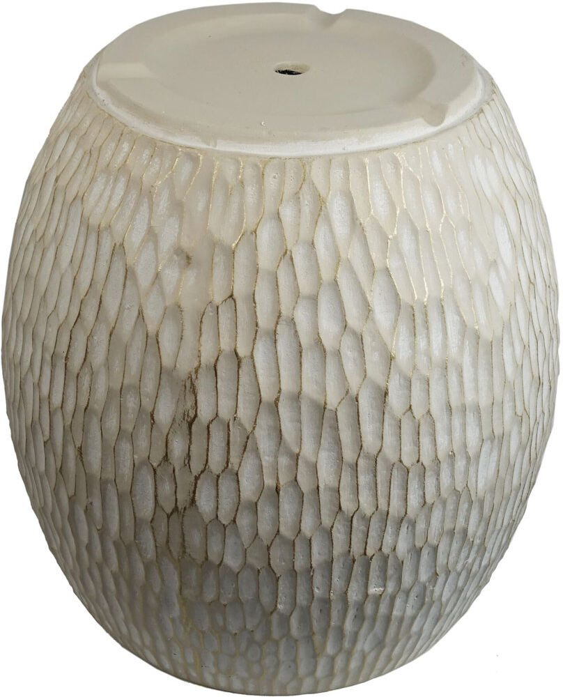 Leaf Inoke Planters Handmade Pot Planter White 43cm H X 43cm W X 43cm D