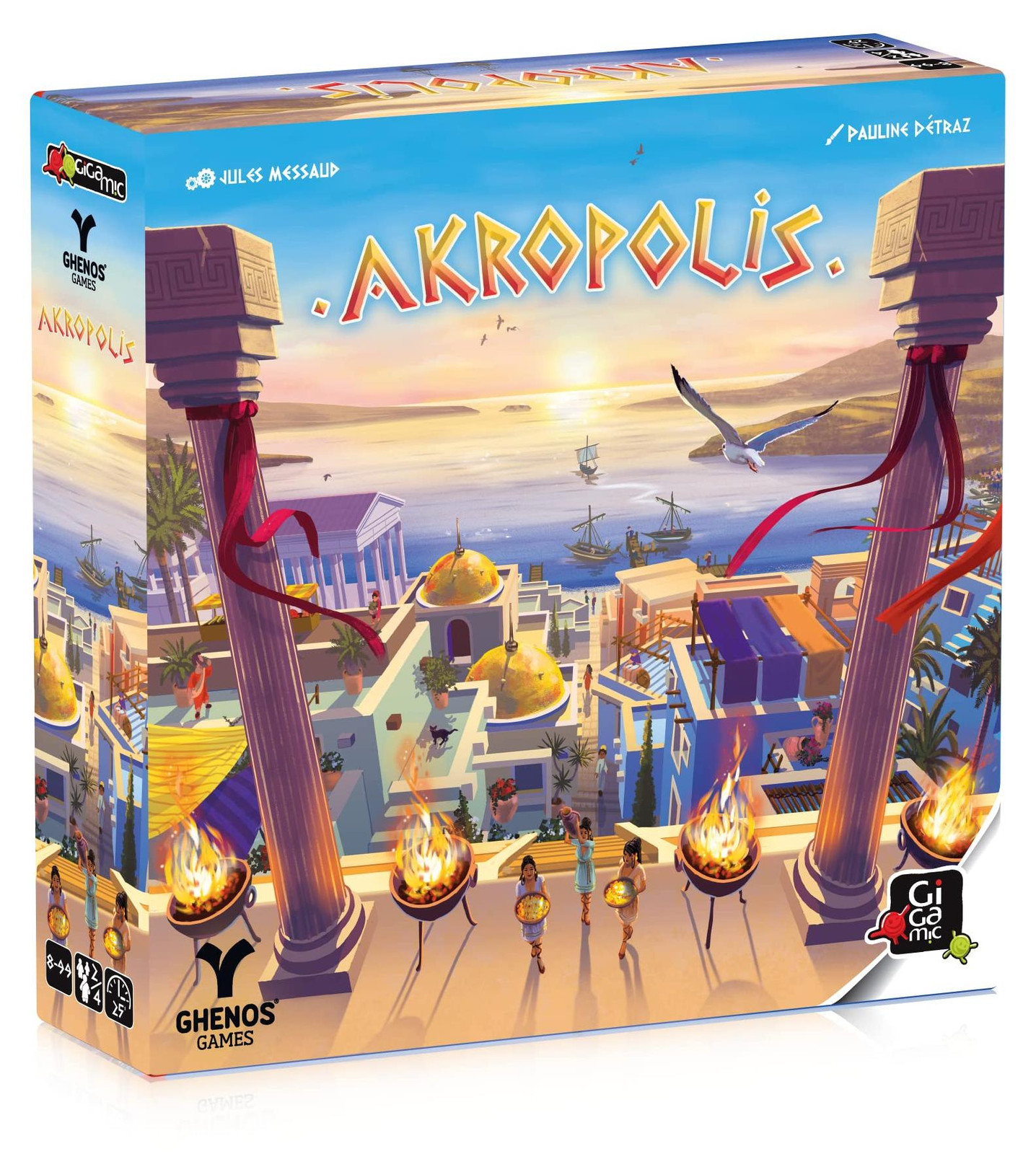 Ghenos Games Akropolis bordspel, Italiaans