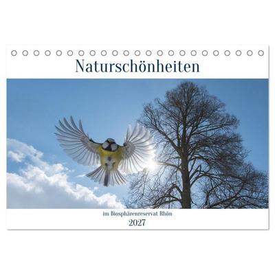Naturschönheiten im Biosphärerenreservat Rhön (Tischkalender 2027 DIN A5 quer), CALVENDO Monatskalender