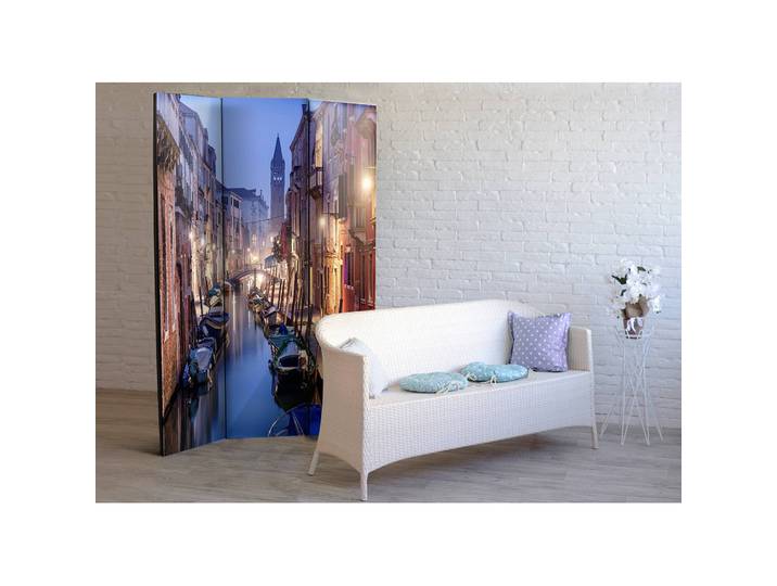 Paravent Evening in Venice Polaire Bleu 135 x 172 x 3cm