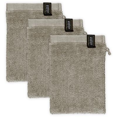 Waschhandschuh "Sense", beige (sand), B:16cm L:21cm, Frottee, SCHÖNER WOHNEN-KOLLEKTION, Handtücher, mit Velourborte, hautschmeichelnde Airtouch Qualität, super weich
