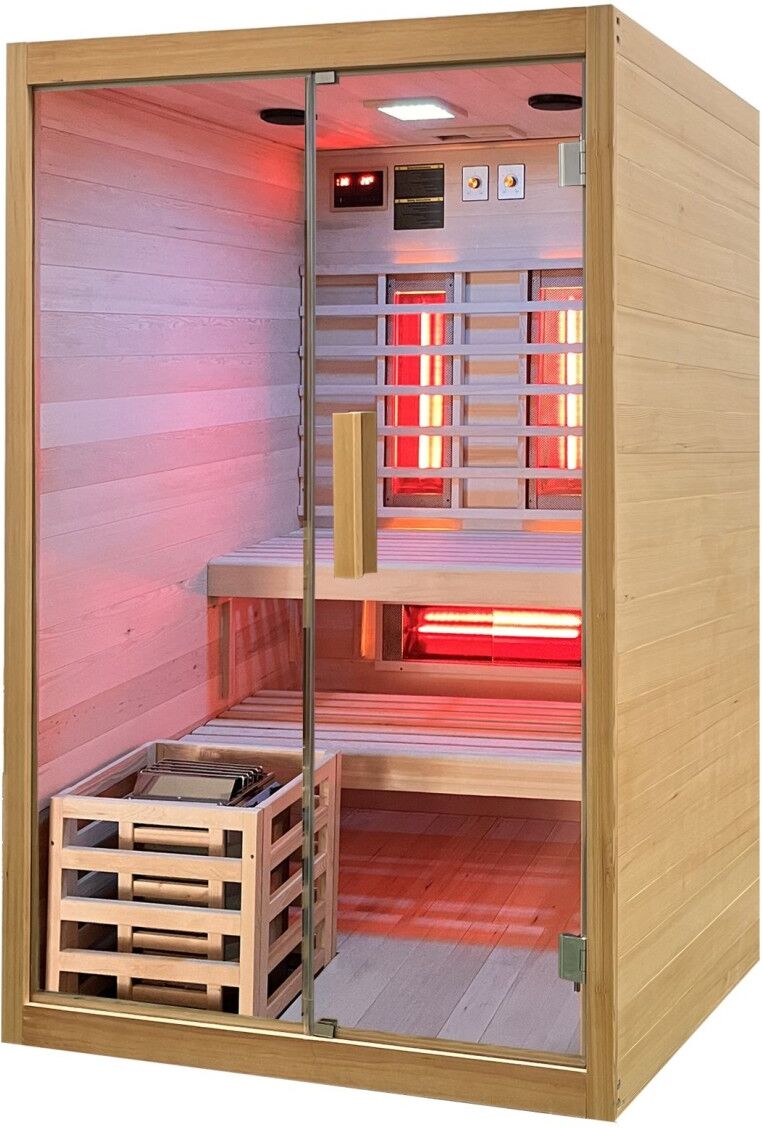 Neuesbad Sauna 130x120x200cm, Hemlock NB1H301301