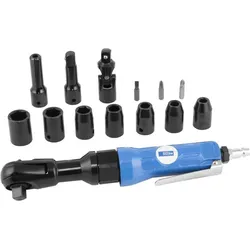 Güde Druckluft-Ratsche 1/2" Ratschen-Kit im Koffer Stecknüsse Zubehör 6,3bar