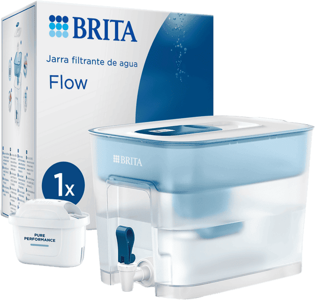 Depósito filtrante - BRITA Flow XXL, gran capacidad, indicador digital, incluye 1 filtro MAXTRA PRO Pure Performance