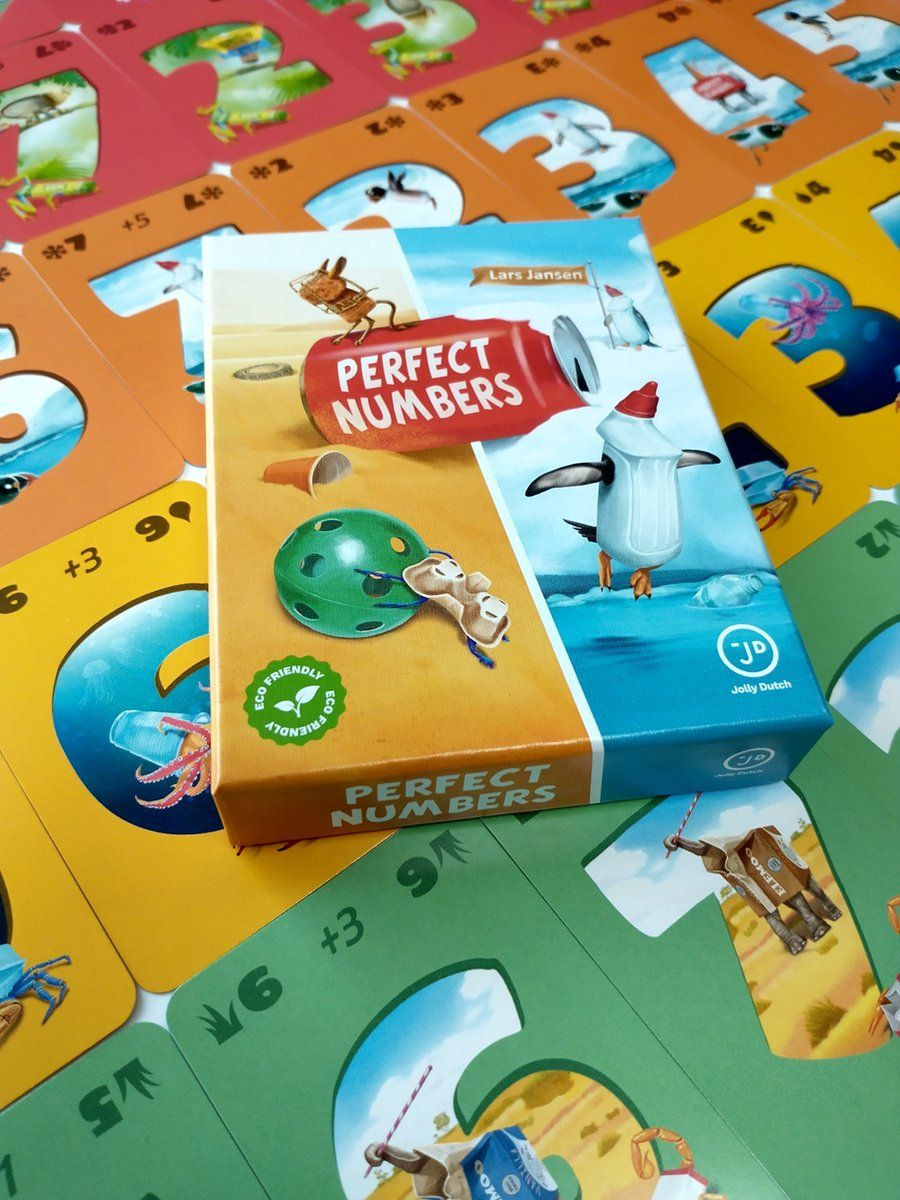 Jolly Dutch Perfect Numbers Kaartspel - Strategisch spel