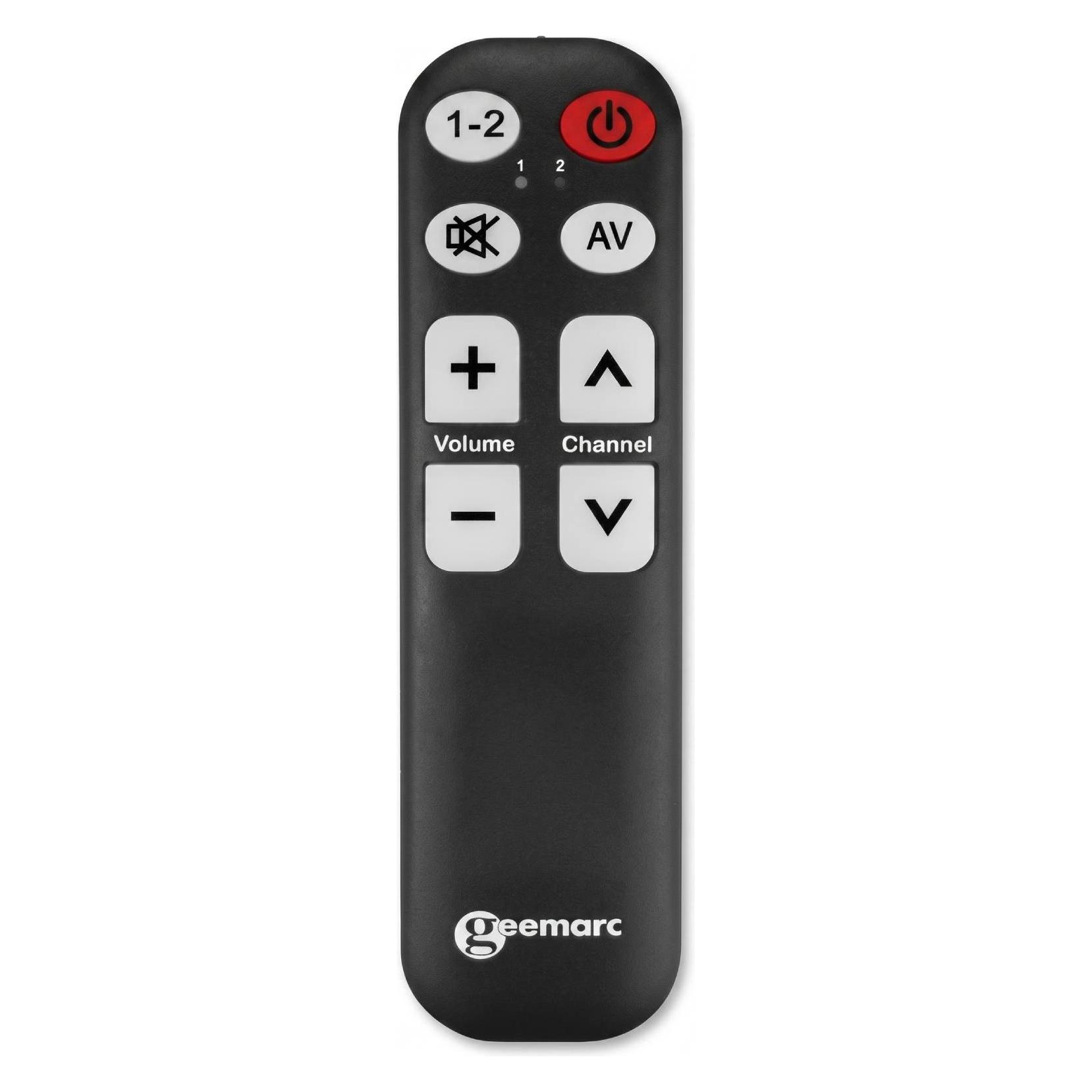 Geemarc TV-5 (Universal Fernbedienung, Infrarot) (TV-5_BLK)