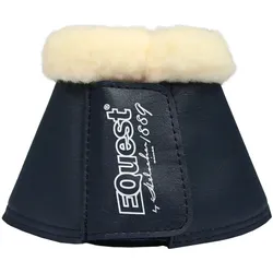 EQuest Hufglocke Soft für Pferde, 2er Set - Navy/Natur, S