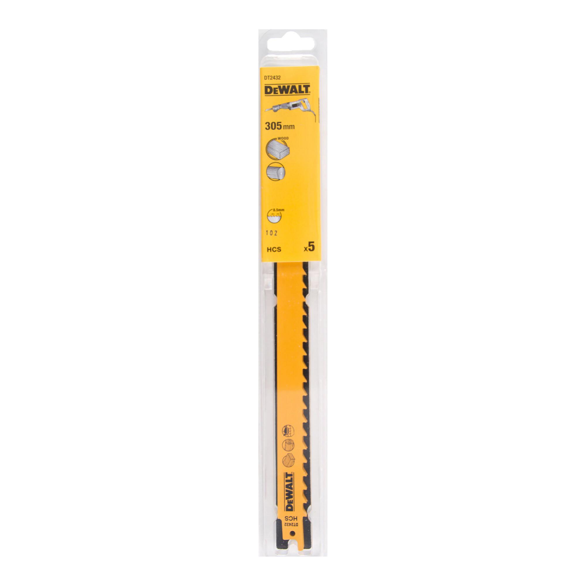 DEWALT HCS-Säbelsägeblatt 305 Lebendholz (5 Stk.) DT2432-QZ)