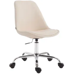 CLP Bürostuhl Toulouse Kunstleder creme