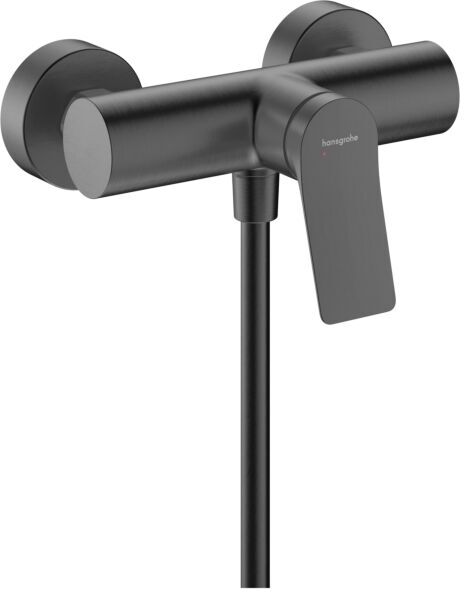 Hansgrohe Vivenis Brausearmatur 75623340 Aufputz, mit Schalldämpfer, brushed black chrome