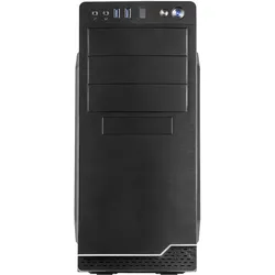 Intertech It 5916 (ATX), PC Gehäuse, Schwarz