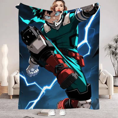 Inspire Curations My Hero Academia Anime Flannel Throw Blanket 2 130x150cm