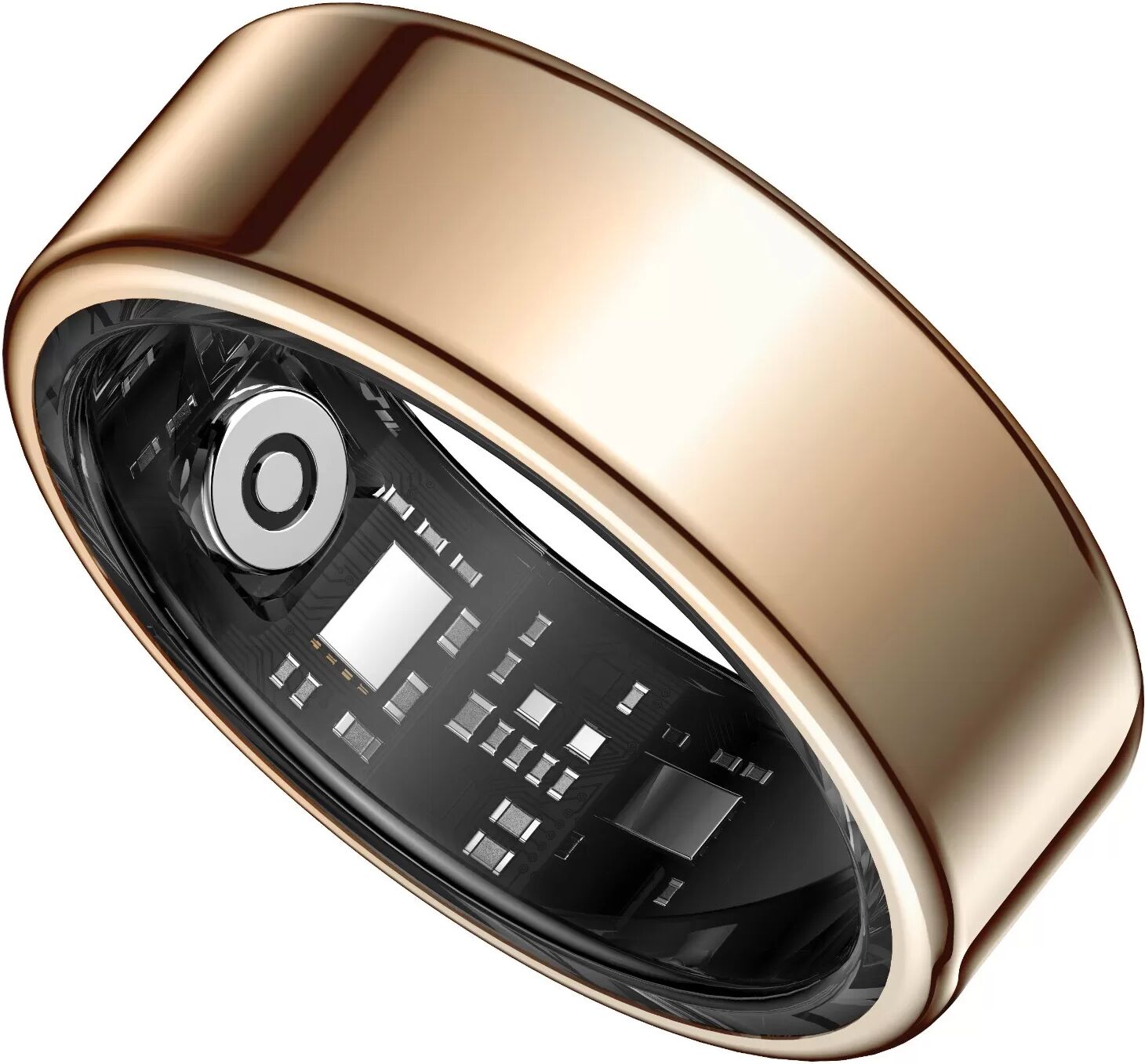 INF IP68+5ATM Wasserdichter Smart Ring – Überwachen Sie Ihre Gesundheit und bleiben Sie verbunden Gold 9