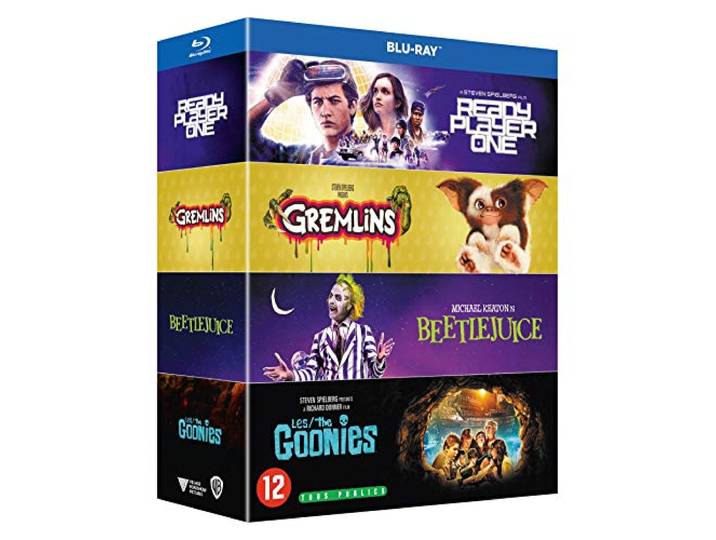 Années 1980 - 4 Films Collection : Les Goonies + Gremlins + Beetlejuice + Ready Player One