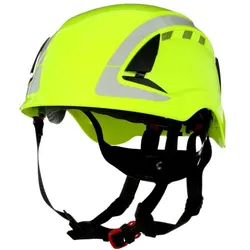 3M SecureFit Schutzhelm, X5014V-CE, neongrün, belüftet, reflektierend, CE
