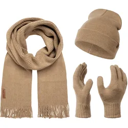 Rock Creek Schal Mütze Handschuhe Set Winterset
