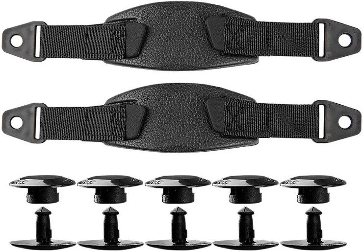INF Verstellbare Fersenriemen für Clog-Schuhe - Verbesserte Passform Schwarz