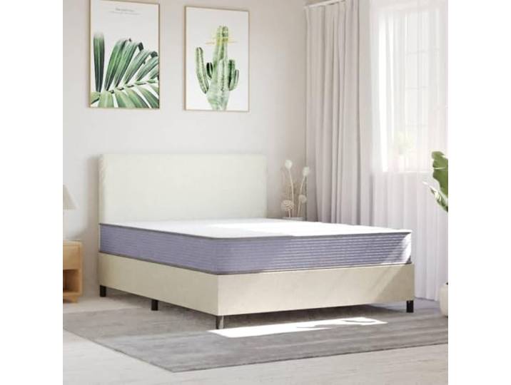 TUERYAFEK Schaumstoffmatratze Mittelweich 160x200 cm Doppelseitig nutzbar, geräuschabsorbierend, atmungsaktiv, hautfreundlich, komprimiert verpackt