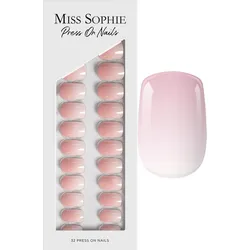 MISS SOPHIE Press On Nails Rose Babyboomer Short Square