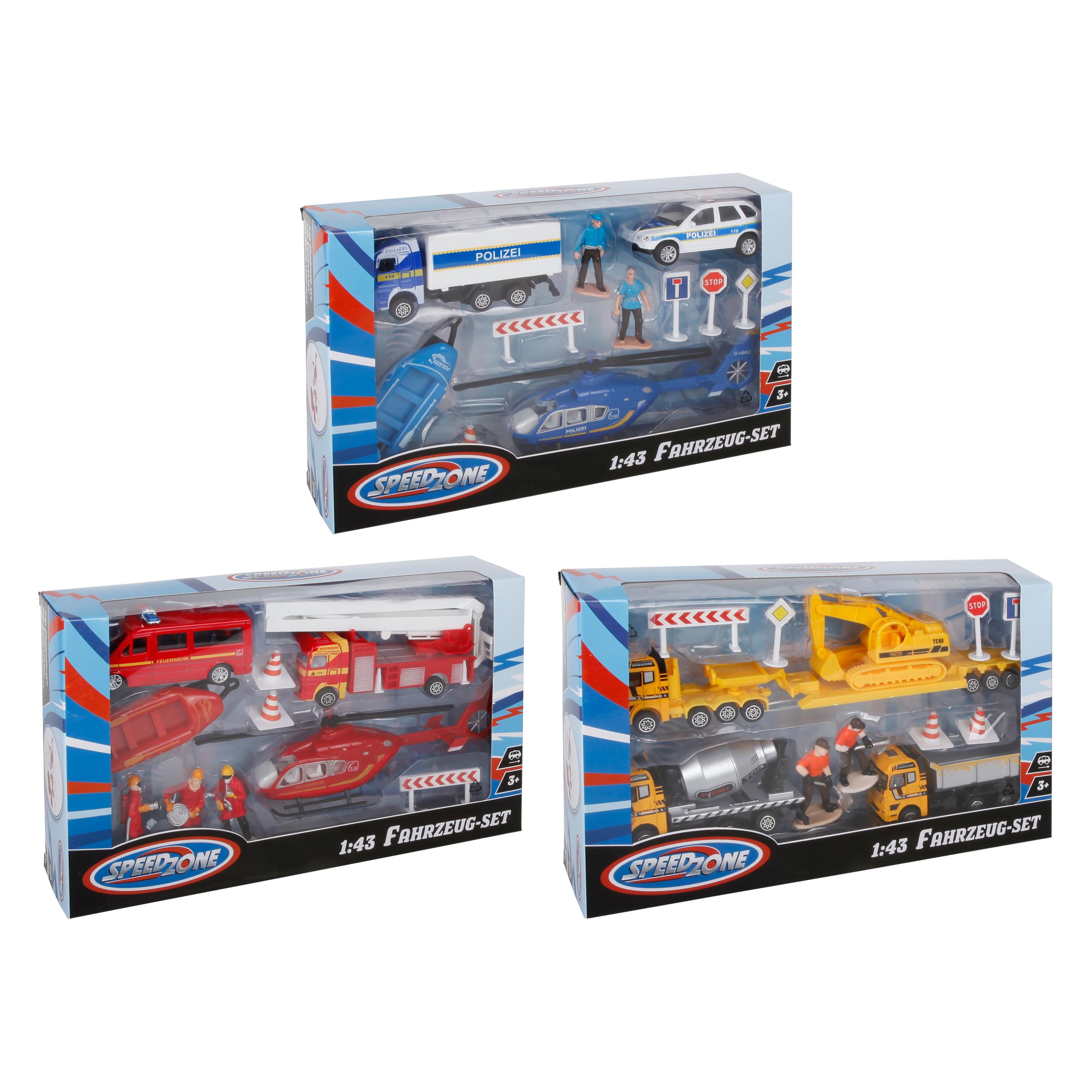 Speedzone SZ D/C Spielset Servicefzg., 3-f.sort (58095017)