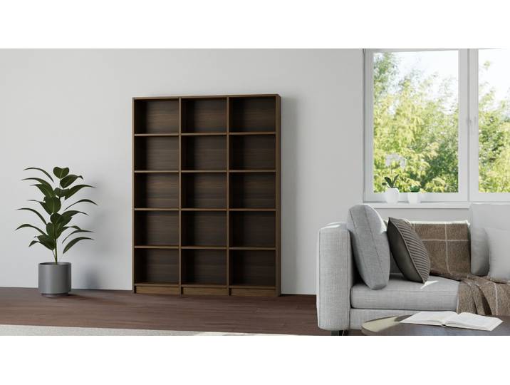 Bücherregal aus Nussbaum Nussbaum (amerika­nisch) Natur geölt