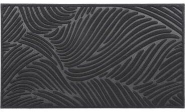 Evideco Heavy-Duty Dirt-Trapping Rubber Doormat with Raised Pattern