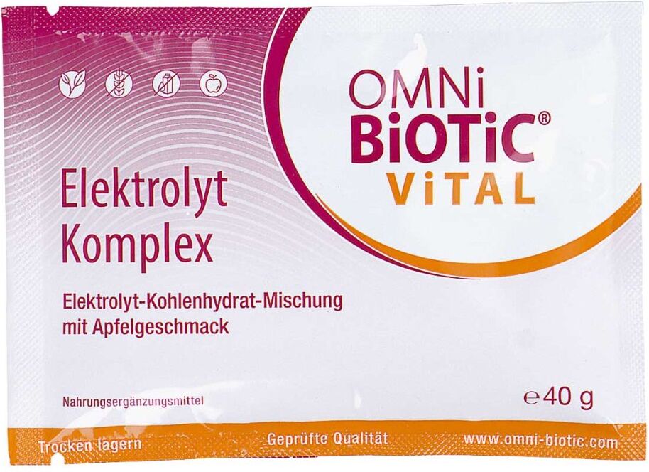 OMNi-BiOTiC Omni Biotic Vital Elektrolyt Komplex Apfel Pulver Sachet 40g