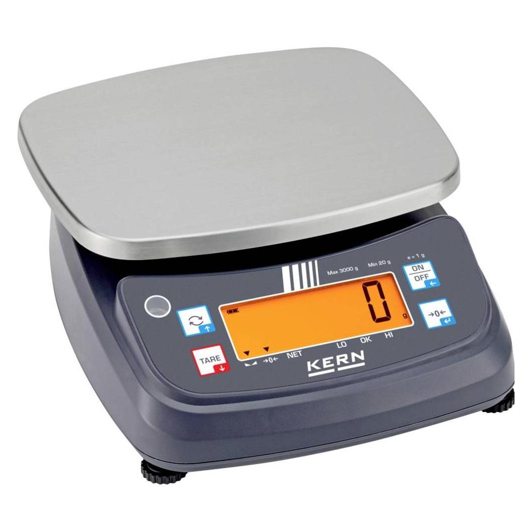 Kern & Sohn Tischwaage FPB 3K-3M Wägebereich (max.) 3000 g Ablesbarkeit 1 g (FPB 3K-3M)