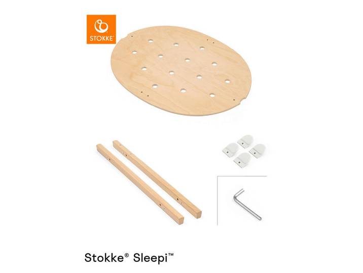 Stokke Erweiterungsset Sleepi Downsizing Kit, Naturfarben, Holz, Buche, 58x6x79 cm, Schlafen, Babytextil-Kollektionen