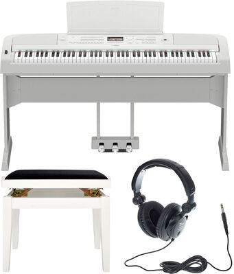 Yamaha DGX-670 WH Set Weiß