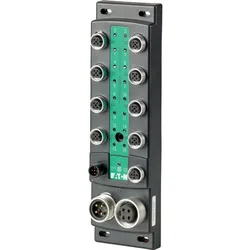 Eaton 183272 SWD Block-Modul Ein-/Ausgabemodul IP69K, 24 V DC, 4 Eingänge mit Versorgung, 4 Ausgänge mit separater Versorgung, 8 E/A-Buchsen M12