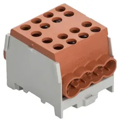 Pollmann Hauptleitungsabzweigklemme HLAK 35-1/6M2 braun