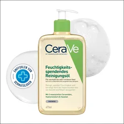 CeraVe Feuchtigkeitsspendendes Reinigungsöl für Gesicht & Körper 473 ml