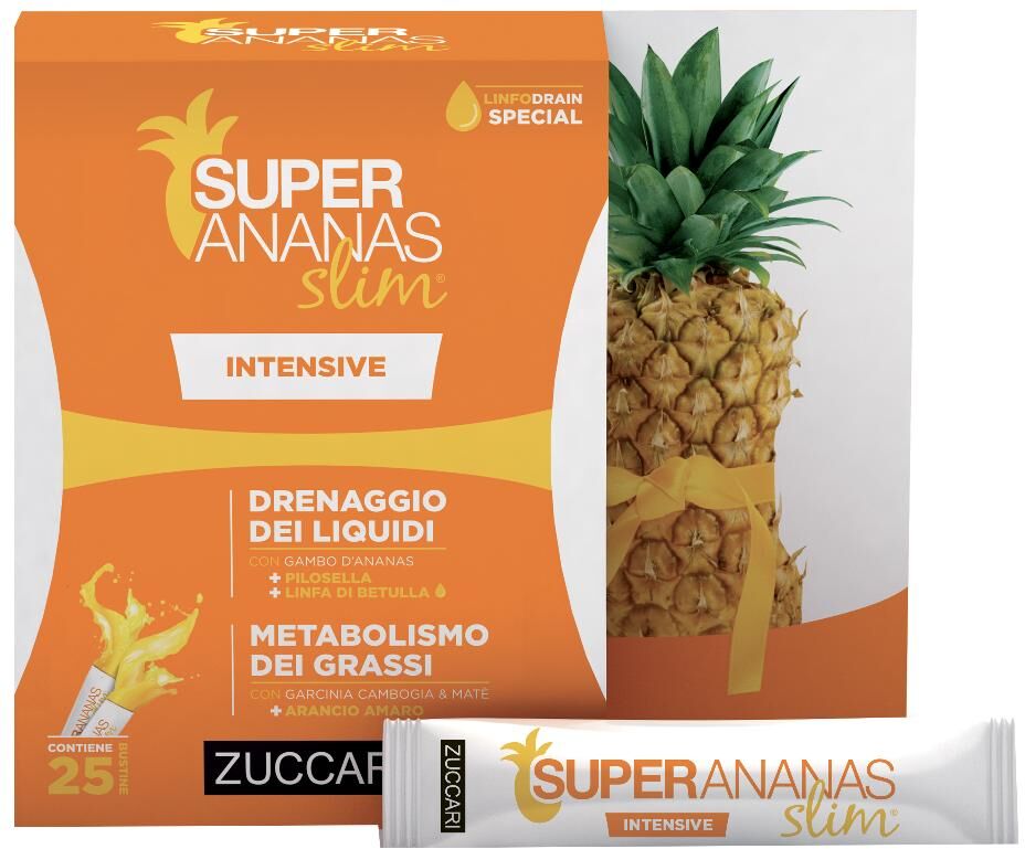 ZUCCARI Srl Zuccari, Super Ananas Slim Intensive, 25 Bustine