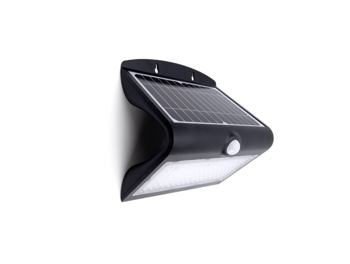 Solar buitenlamp met sensor True 22cm - 4000K Lyora - ILSWL003