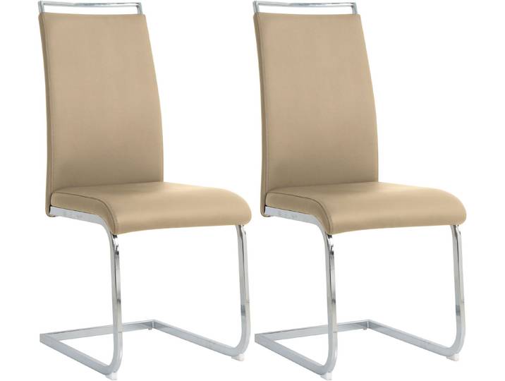MÖBILIA Freischwinger (Set, 2 St), mit Wellenunterfederung