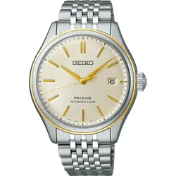 Seiko Presage Classic Serie - 3 Tage Automatik - 40mm SPB478J1 - weiß,silber - 40mm