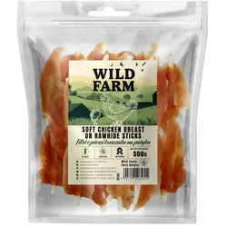 WILD FARM Hähnchenbrustfilet am Stiel 500g Hundeleckerli