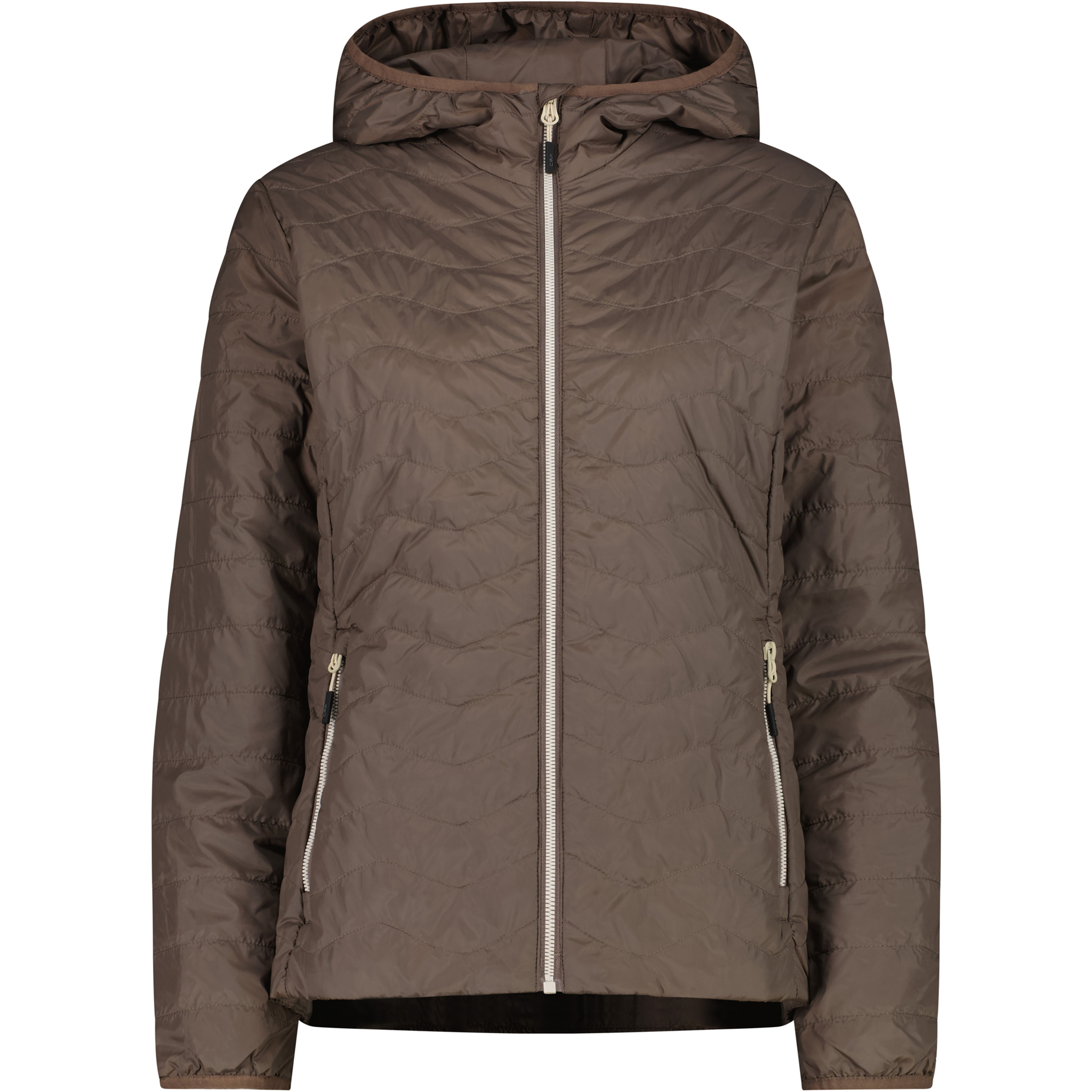 CMP Damen Isolationsjacke braun Größe XXS Trekking Wasserabweisend Wasserabweisend