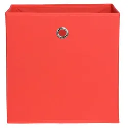 Aufbewahrungsbox Udine Stoff Rot