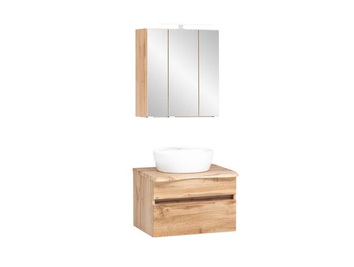 Badkombination BRÜGGE braun 61cm